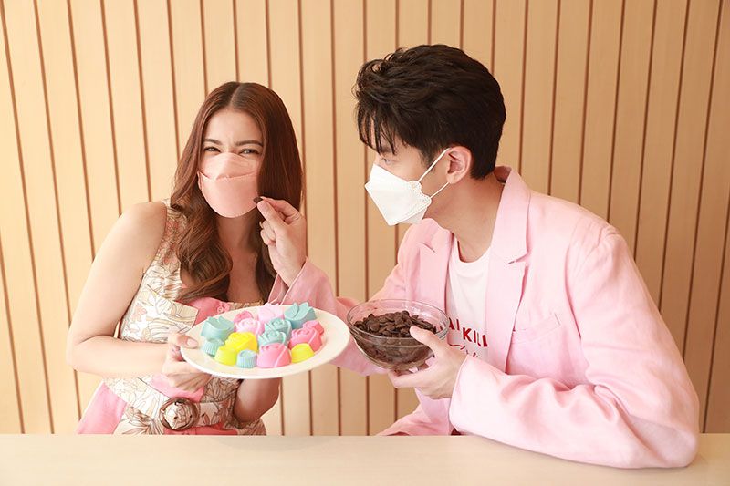 ‘แชป-เกรซ’จูงมือทำ‘ช็อกโกแลต’เซอร์ไพรส์วาเลนไทน์