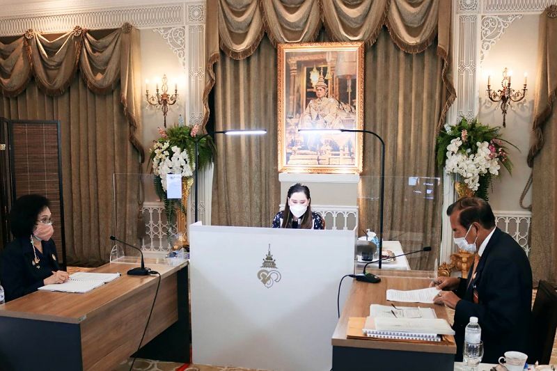 กรมพระศรีสวางควัฒนฯ ทรงเป็นประธานเปิดการประชุมคณะกรรมการมูลนิธิจุฬาภรณ์สามัญประจำปี ครั้งที่ 1/2565