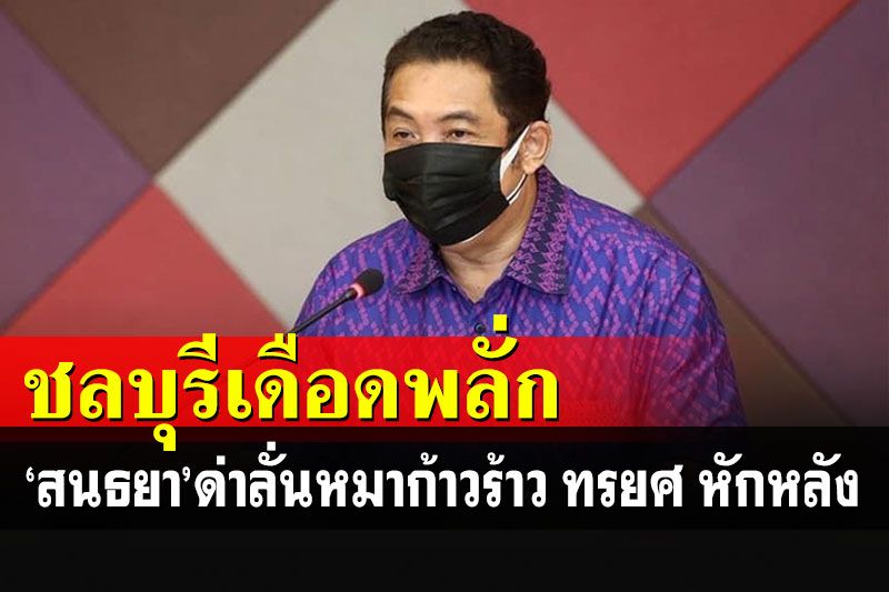 ก๊วนชลบุรีเดือดพลั่ก! 'สนธยา'ด่าลั่นหมาเริ่มก้าวร้าว'ทรยศ หักหลัง' หวังสร้างอาณาจักรตัวเอง