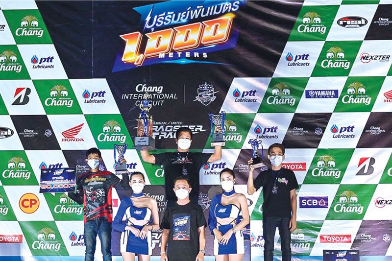 เปิดฉาก‘บุรีรัมย์1,000เมตร’  ยอดนักบิดร่วมแข่งคับคั่ง