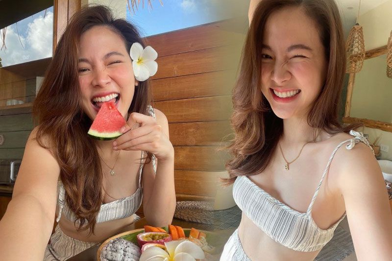 'ใบเฟิร์น พิมพ์ชนก'โชว์ความสดใส แจกความเซ็กซี่เบาๆ