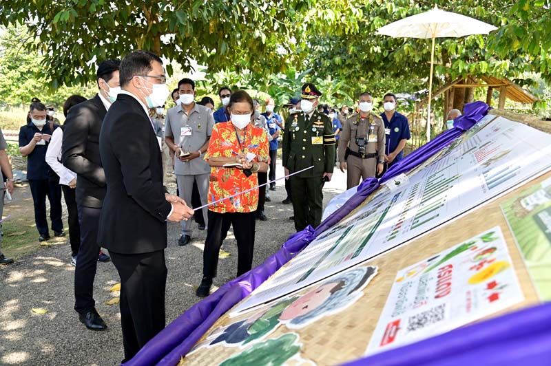 เมล็ดพันธุ์ตราศรแดงทูลเกล้าฯ ถวายเงิน กรมสมเด็จพระเทพรัตนราชสุดาฯ