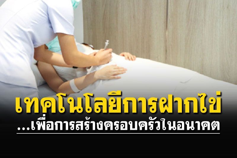 LIFE & HEALTH : เทคโนโลยีการฝากไข่...เพื่อการสร้างครอบครัวในอนาคต
