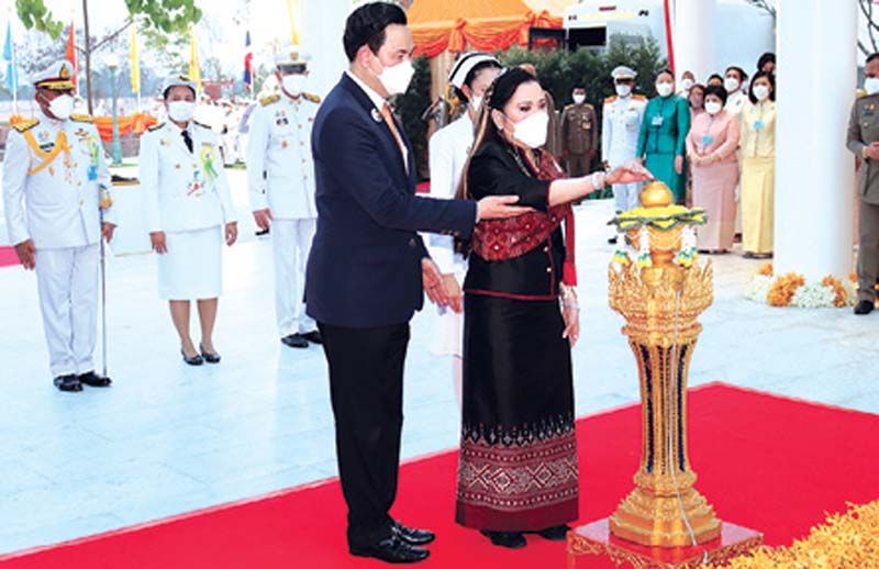 พระบาทสมเด็จพระเจ้าอยู่หัว ทรงพระกรุณาโปรดเกล้าฯ ให้ กรมพระศรีสวางควัฒนฯ  เสด็จแทนพระองค์ไปทรงปฏิบัติพระกรณียกิจ ณ พิพิธภัณฑ์ธรรมเจดีย์พระธรรมวิสุทธิมงคล