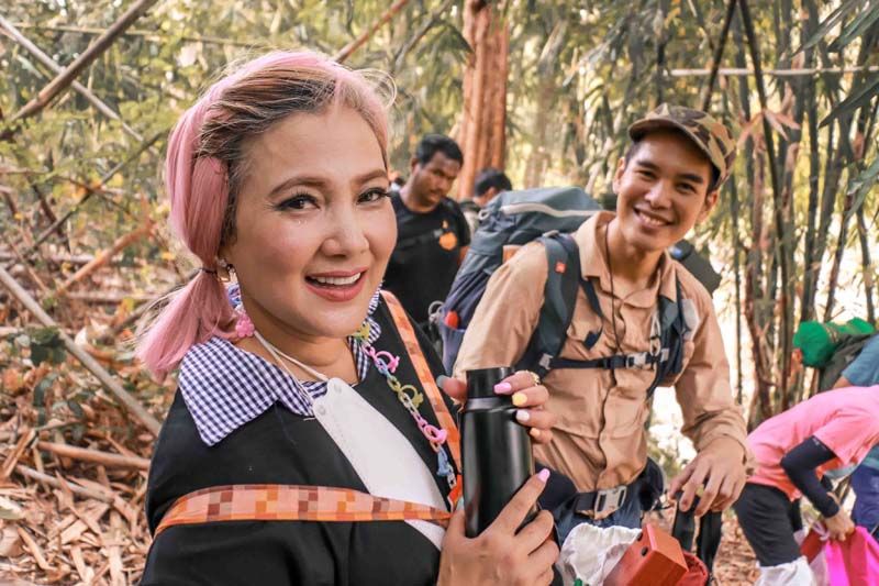 ‘คุณน้ำผึ้ง-แห้ว’ระทึกกลางป่า!! Level 2 ของการพิชิตโมโกจู