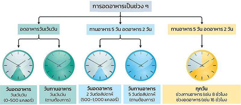 การอดอาหารเป็นช่วงๆ อีกวิธีการของการลดนํ้าหนัก