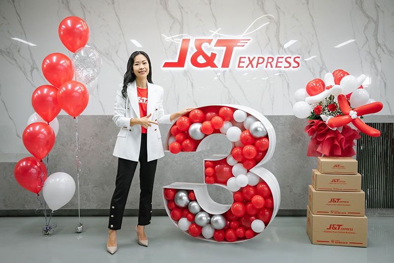 ฉลองครบรอบ 3 ปี! J&T Express จัดแคมเปญใหญ่ขอบคุณลูกค้า ภายใต้แนวคิด ‘We grow together’