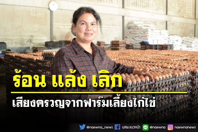 ‘ร้อน-แล้ง’ซ้ำเติมผลผลิตไข่ลด15% ผู้เลี้ยงครวญแบกต้นทุน ถอดใจเลิกอาชีพแล้ว10%