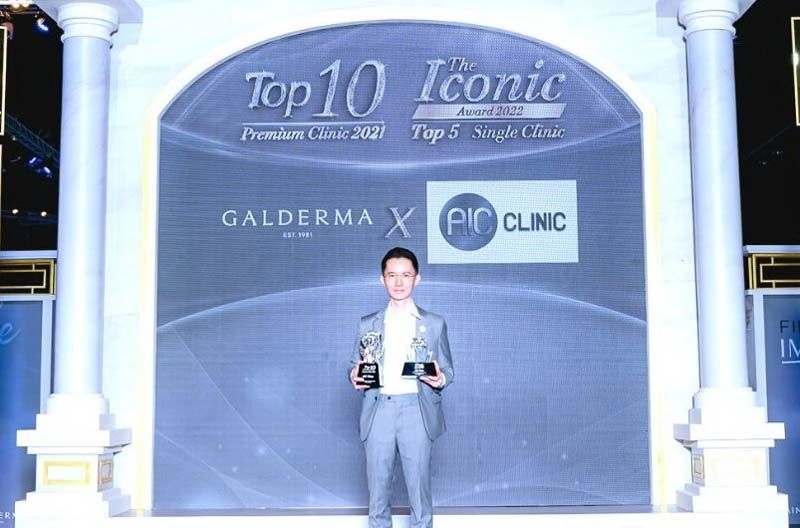 AIC Clinic คว้ารางวัลคลินิกเดี่ยวที่มียอดฉีดฟิลเลอร์สูงสุด 7 ปี
