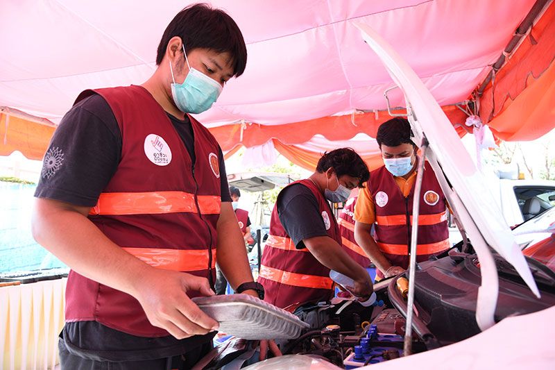 ตรวจเช็คสภาพรถฟรี! สอศ.ดีเดย์เปิดศูนย์อาชีวะอาสาฯ 76 แห่ง ช่วงสงกรานต์