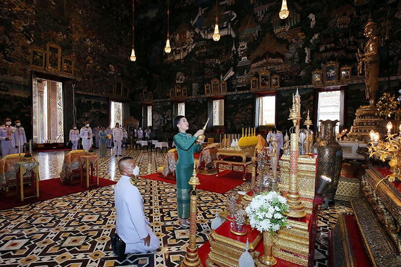 'ในหลวง'โปรดเกล้าฯให้'เจ้าฟ้าพัชรกิติยาภาฯ' เสด็จแทนพระองค์ไปในการพระราชพิธีสงกรานต์