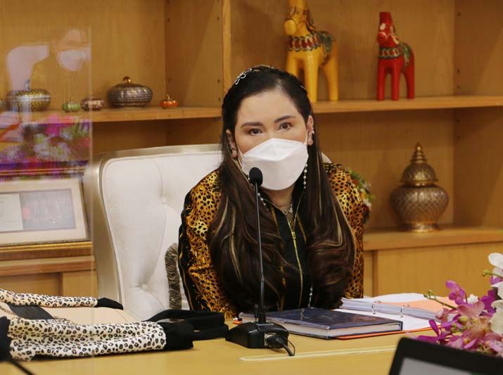 กรมพระศรีสวางควัฒนฯ ทรงเป็นประธานการประชุมคณะกรรมการ ผ่านสื่ออิเล็กทรอนิกส์ (ออนไลน์)