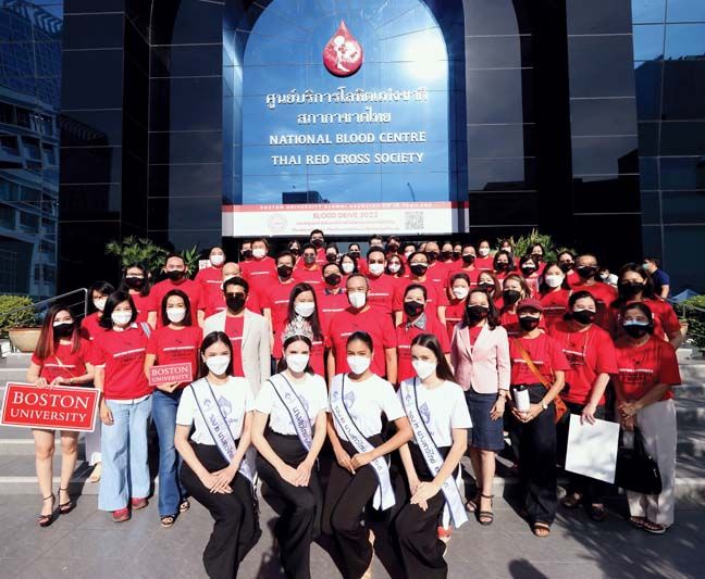 Boston U Blood Drive 2022 ชวนคนไทยร่วมบริจาคโลหิตกับสภากาชาดไทย