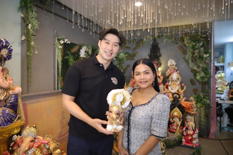 พลังความศรัทธา ส่งเสริมอาชีพสปาองค์พระพิฆเนศ ในรายการ  “Job บรรเจิด”