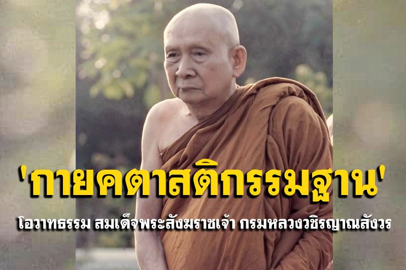 'กายคตาสติกรรมฐาน' เป็นกรรมฐานที่มีอานิสงส์มาก