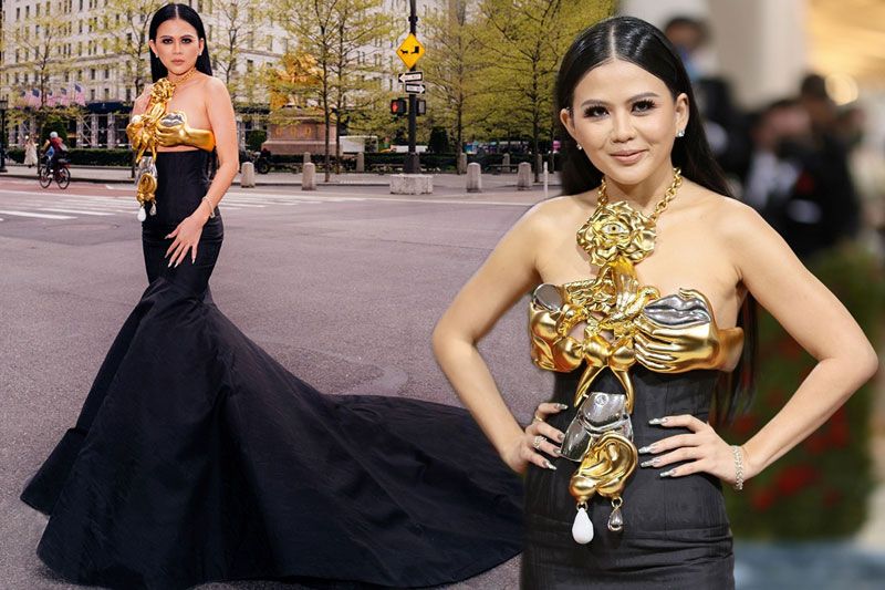 ยืนแซ่บในดงฝอ! 'ป่าน-ณิชาภัทร' ไอคอนแฟชั่นตัวแม่ สาวไทยหนึ่งเดียว ดาวเด่น 'Met Gala 2022'