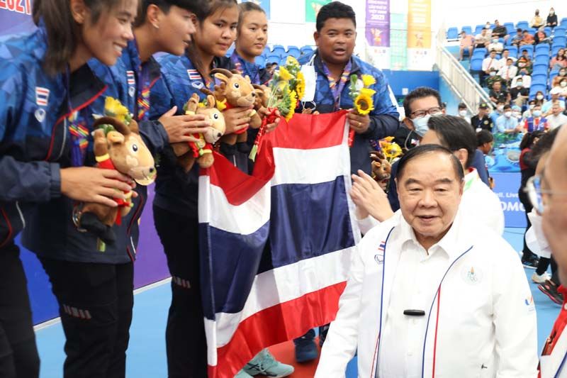 'บิ๊กป้อม'เยี่ยมให้กำลังใจนักกีฬาทีมชาติไทย สู้ศึก'ฮานอยเกมส์'