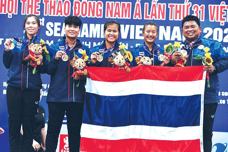 เทนนิสคว่ำเจ้าภาพผงาดทอง ทัพไทยยังโกยเหรียญซีเกมส์