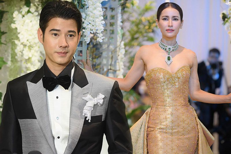 'แอน ทองประสม' ควงหนุ่มหล่อ 'มาริโอ้ เมาเร่อ' สะกดทุกสายตาร่วมสวมผ้าไทย