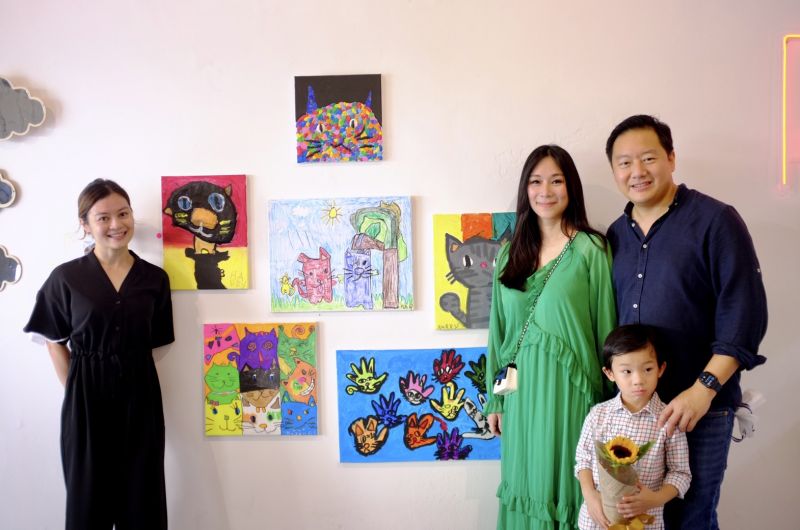 'ปอ ปุณยวีร์- ครูฟ้าใส'ร่วมงาน 'ศิลปะ.เด็ก.แมว'