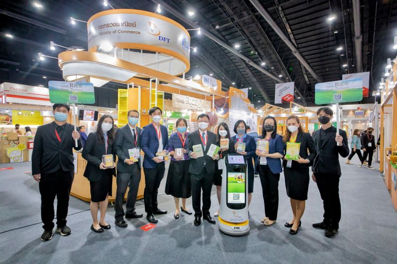 'กรมการค้าต่างประเทศ'ปลื้มกระแสตอบรับข้าวไทยแข็งแกร่งทั้งในและต่างประเทศในงานแสดงสินค้าอาหาร 2565
