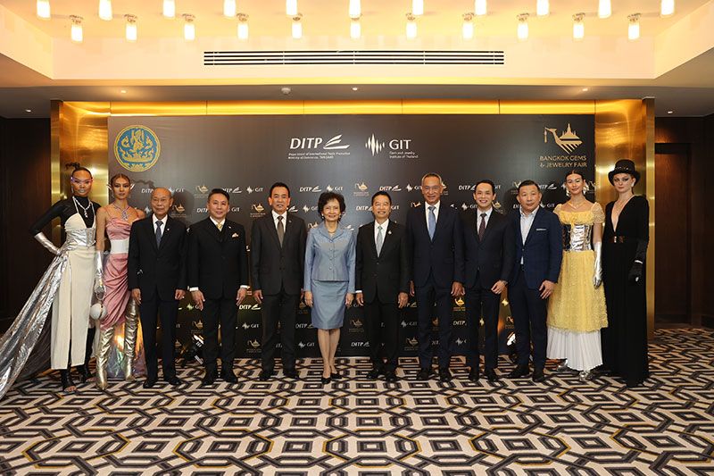 'พาณิชย์'โชว์ความพร้อมผนึกกำลัง DITP + GIT ขับเคลื่อนงาน Bangkok Gems and Jewelry Fair