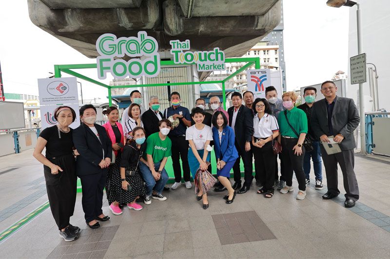 สภาเอสเอ็มอี-GrabFood-กลุ่มบีทีเอส จัดงาน GrabFood Thai Touch Market กินอยู่อย่างไทย
