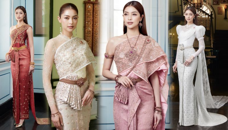 งดงามเกินต้าน! วนัช กูตูร์ เปิดตัว 'เพลงขวัญ' อวดลุคชุดไทยพระราชนิยม3แบบ 8สไตล์