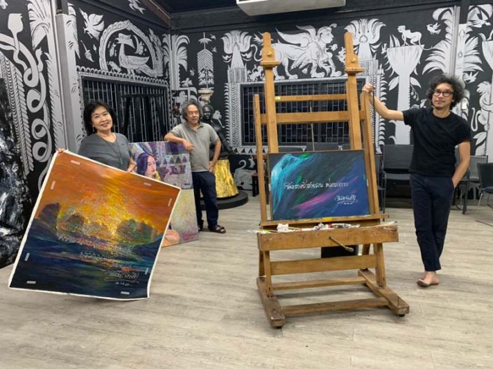 นิทรรศการกวีทรรศน์‘เสรี-กวี-ศิลป์’ โดย จิระนันท์ พิตรปรีชา