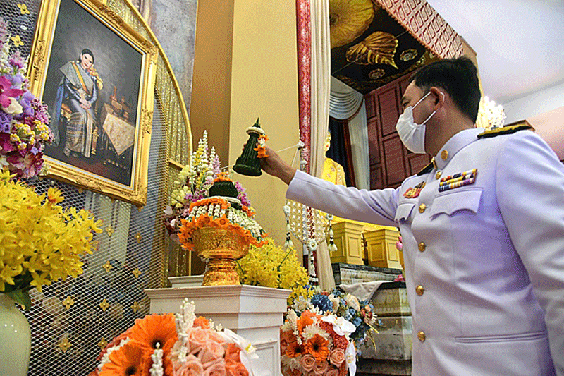 วธ.จัดพิธีเจริญพระพุทธมนต์ เนื่องในโอกาสวันคล้ายวันประสูติ กรมพระศรีสวางควัฒนฯ  4 ก.ค.65