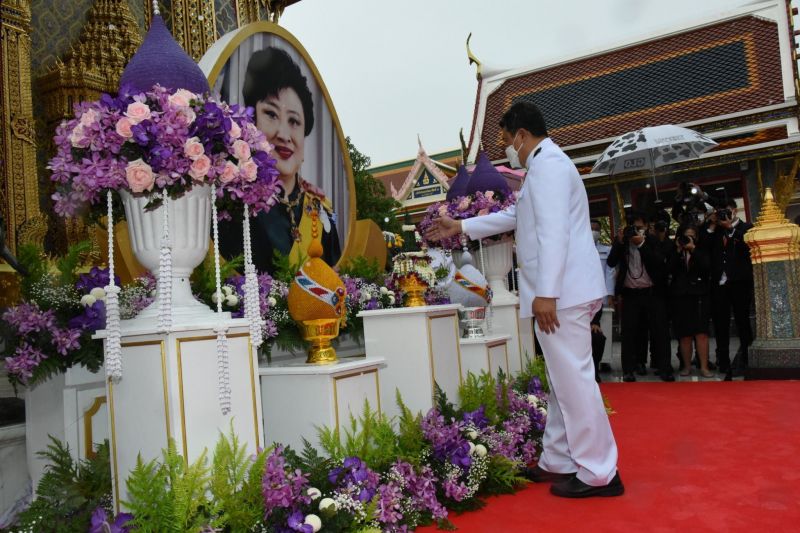 ก.มหาดไทย ทำบุญตักบาตรถวายพระกุศลและถวายพระพรในวันคล้ายวันประสูติ พระเจ้าวรวงศ์เธอ พระองค์เจ้าโสมสวลี