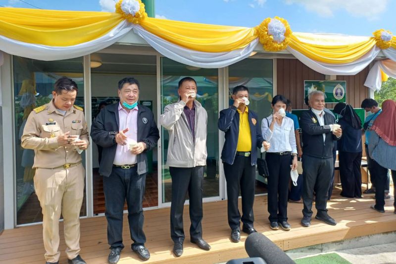 อธิบดีกรมน้ำบาดาลมอบโครงการน้ำบาดาลระดับชุมชนในพื้นที่‘บางน้ำเปรี้ยว’