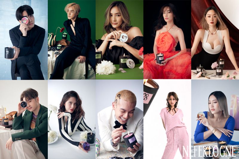 'Neferlogne'ดึง'ดาว-ไอซ์-ชิปปี้-มารีญา'ร่วมแคมเปญ Light A Wick, Give A Lifeสร้างสรรค์เทียนหอมเพื่อการกุศล