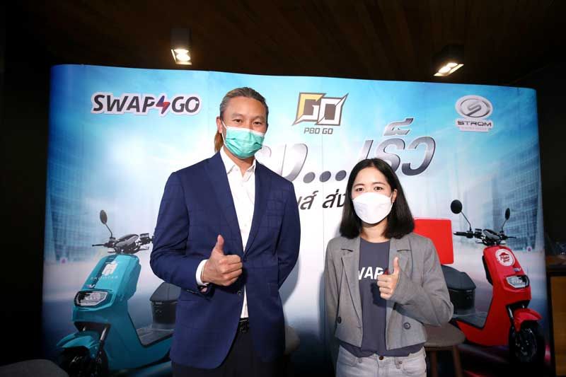 ‘Swap & Go’ จับมือ ‘TTA’ ขยายเครือข่ายสลับแบตฯ ‘มอเตอร์ไซค์ไฟฟ้า’ รับกระแสรักษ์โลก-ประหยัดพลังงาน