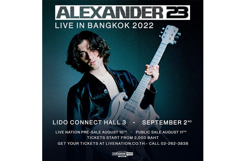 'Alexander 23'ศิลปินและโปรดิวเซอร์ มาดเซอร์กับทัวร์สุดอบอุ่นในไทย'Alexander 23 Live in Bangkok'
