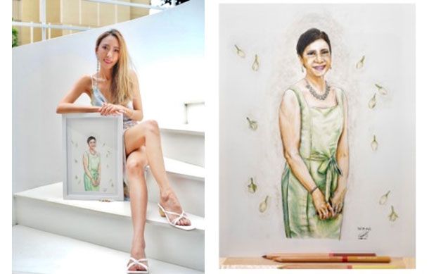สุดซาบซึ้ง ศิลปินสาว ‘โบว์ มนต์ริสสา’ วาดภาพเซอร์ไพรส์ของขวัญวันแม่