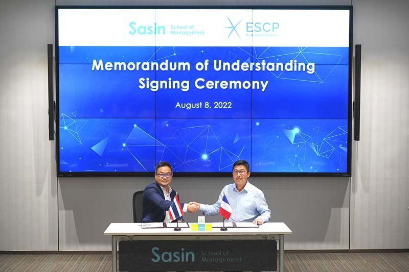 ‘ศศินทร์-ESCP Business School’  ลงนามความร่วมมือด้านการศึกษา