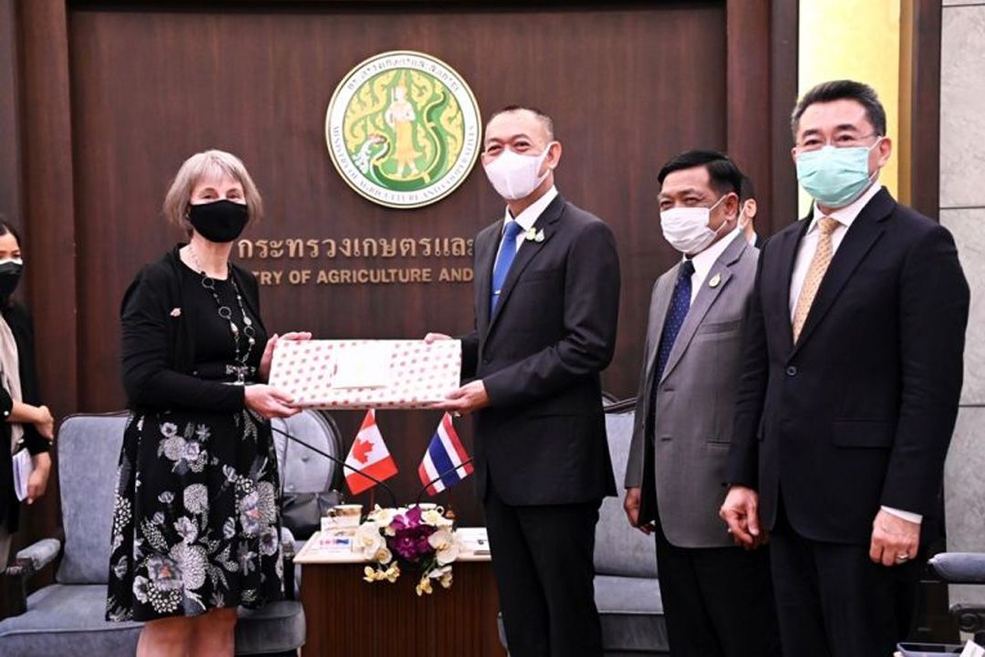 เกษตรฯไทย หารือแคนาดา ผลักดันส่งออกสินค้าเกษตรมูลค่า 2 หมื่นล้าน