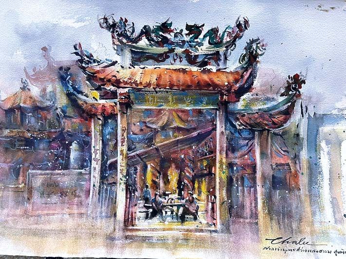 ศิลปินนานาชาติร่วมเทศกาลศิลปะ  KORAT INTERNATIONAL WATERCOLOR 2022