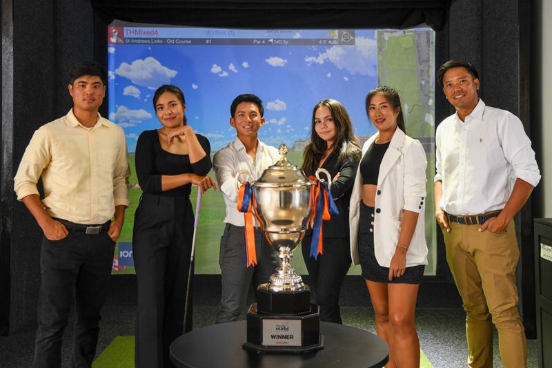 6  โปรกอล์ฟร่วมแข่งขันไทยแลนด์มิกซ์สนาม 4