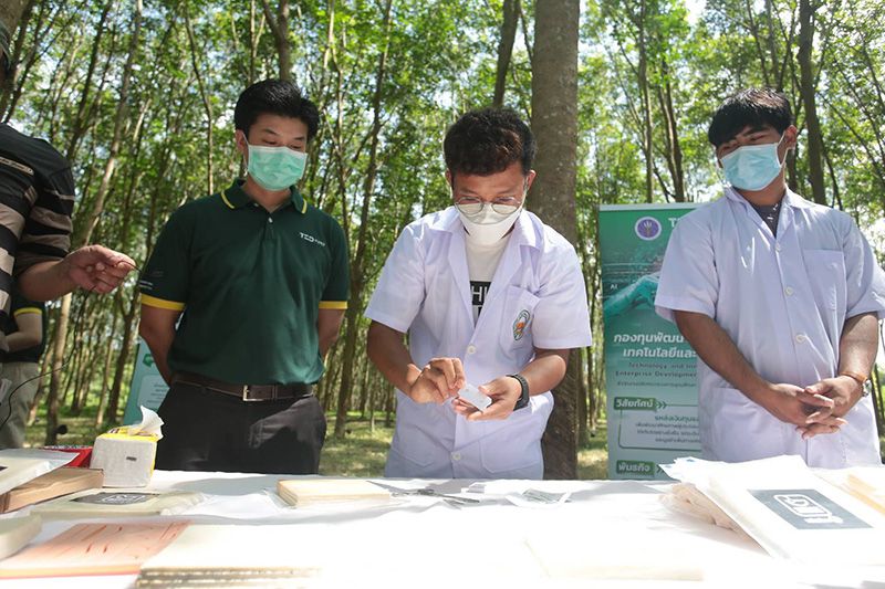 TED Fund หนุนงานวิจัยผลิตหนังเทียมฝึกหัดเย็บแผลจากน้ำยางพารา พัฒนาทักษะ นศ.แพทย์-พยาบาล