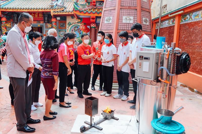 U2T for BCG เยาวราช โชว์ผลงานใช้เทคโนโลยีจัดการกากตะกอนไขมัน ก่อนนำมาผลิตไบโอดีเซล