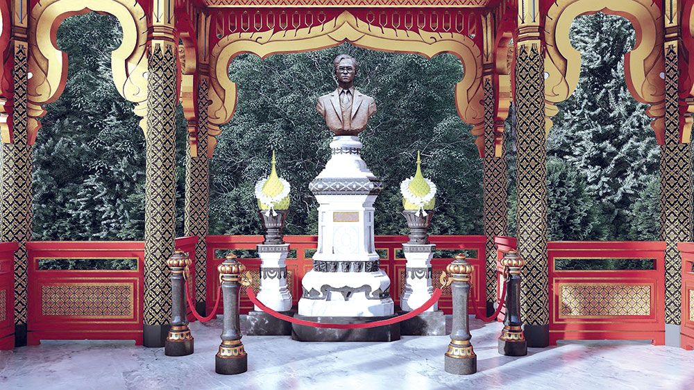 สมาคมนักเรียนเก่าสวิสส์ฯ จัดพิธีถวายราชสักการะพระบรมรูป ร.9 เมืองโลซานน์  ในงาน‘Le Buste du Roi à Lausanne พระภูมิบาลโลซานน์รำลึก’