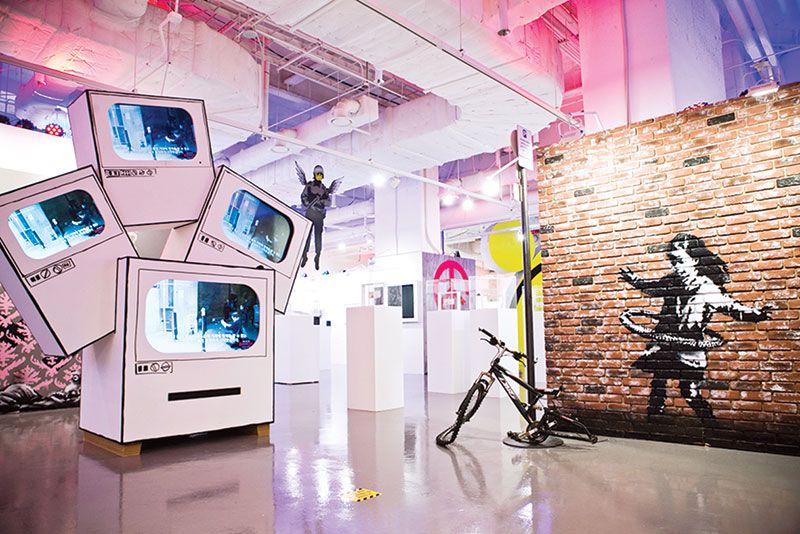 นิทรรศการสะท้อนชีวิต  The Art of Banksy : ‘Without Limits’