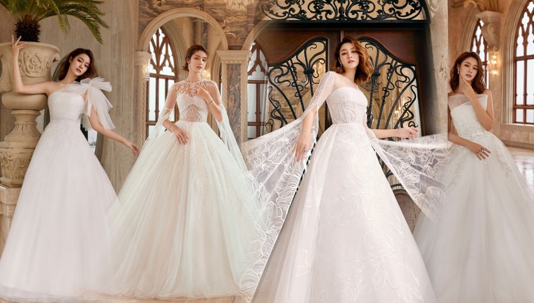 'น้ำตาล ทิพนารี'สวยหวานเกินต้าน กับ 6 ลุคชุดแต่งงานสไตล์เจ้าหญิง