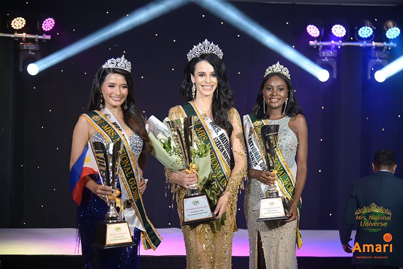 โรงแรม อมารี วอเตอร์เกท กรุงเทพฯจัดประกวดมิสซิเนชันแนลยูนิเวิร์ส2022 มิสซิสเลนกามารีโวโมซิลจากสาธารณรัฐเช็กคว้ามงกุฎไปครอง