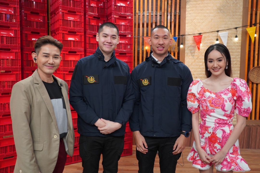 'ช่อง 8'ร่วมกับ'ตำรวจสอบสวนกลาง CIB'เชิญ 2ผู้หมวด'หมวดวิน-หมวดคลิ้น'เปิดช่วงใหม่ 'ปากท้อง เตือนภัย'