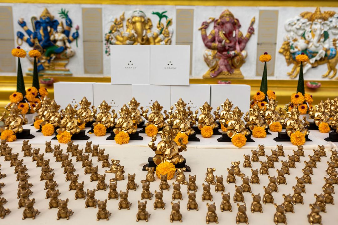 เปิดความศรัทธาในรูปแบบใหม่ Karava เปิดเช่าบูชาพระพิฆเนศและหนูมุสิกะดีไซน์โมเดิร์นอาร์ต Polygon