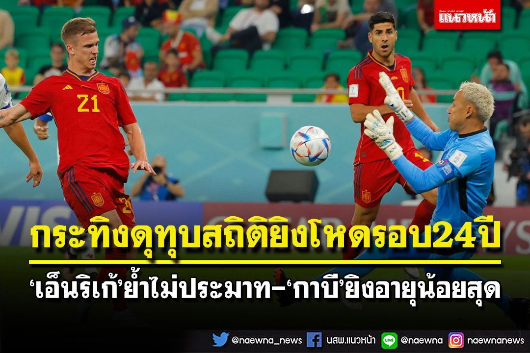 กระทิงดุทุบสถิติยิงโหดรอบ24ปี ‘เอ็นริเก้’ย้ำไม่ประมาท-‘กาบี’ยิงอายุน้อยสุด