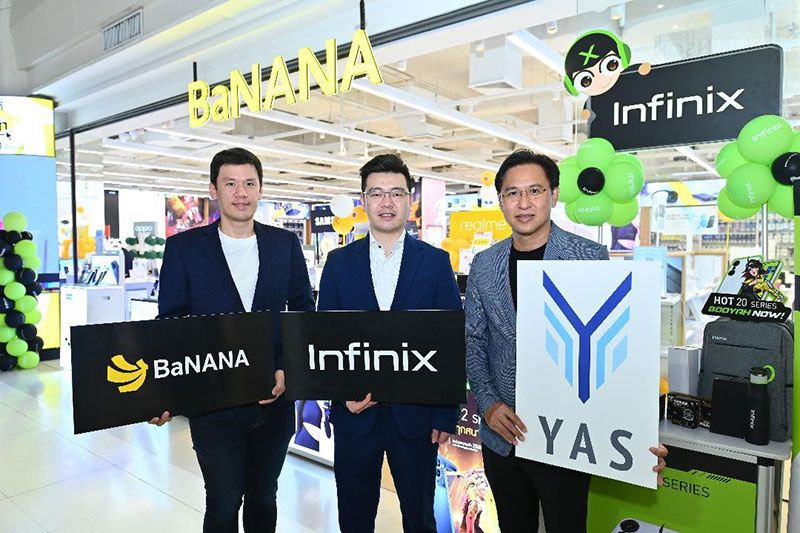 Infinix จับมือ COM7-YAS รุกตลาดออฟไลน์-ออนไลน์ขยายช่องทางการขาย
